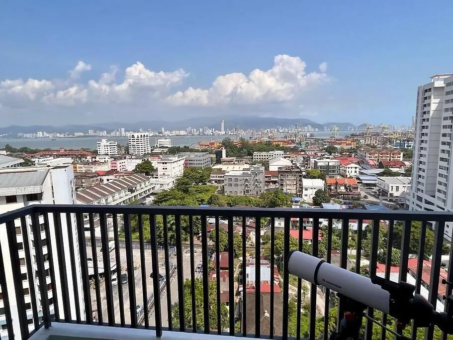 Daire Panaromic Duplex Seaview Retreat With Virtual Reality Experience !! + Megascreen Home-Cinema Butterworth Malezya